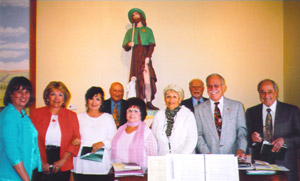 Easter Choir; off camera are Luisa, Mary, Dawn, and Rob