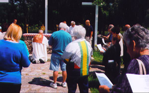 Corpus Christi station in the grotto