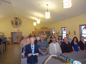 Easter Sunday, 2012, San Rocco Oratory is filled.