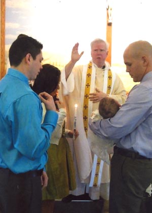 Blessing at the end of baptism