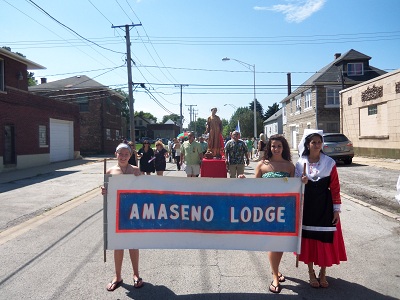 The San Lorenzo celebration is organized by the Amaseno Lodge.