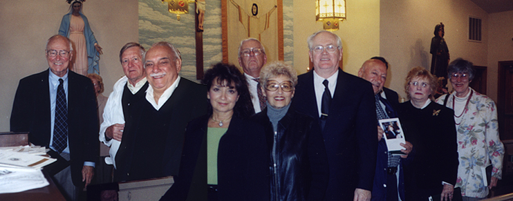 The Funeral Choir for Joan Termini, gathered at San Rocco Oratory